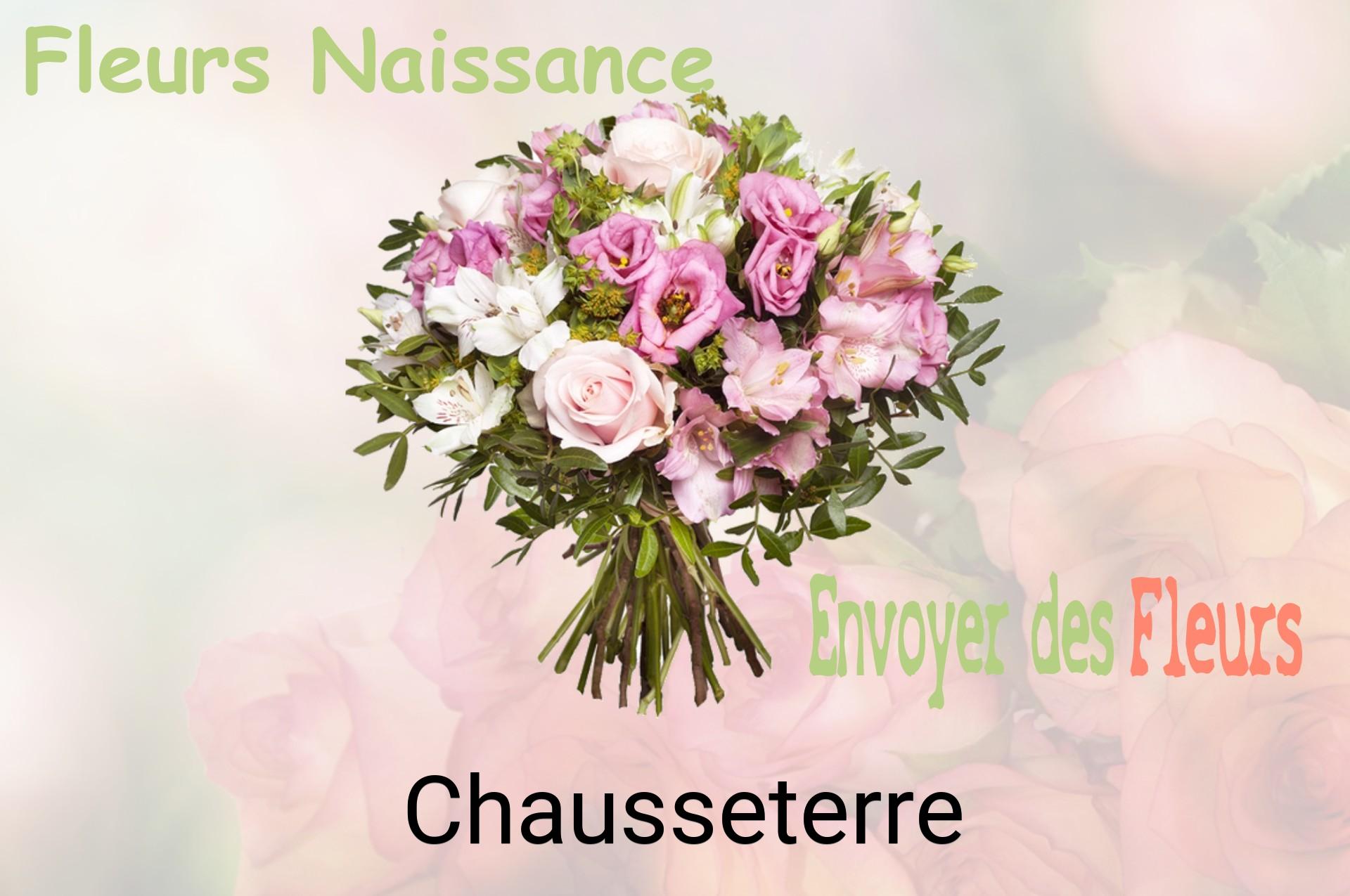 Bouquet de fleurs de naissance livré à Chausseterre
